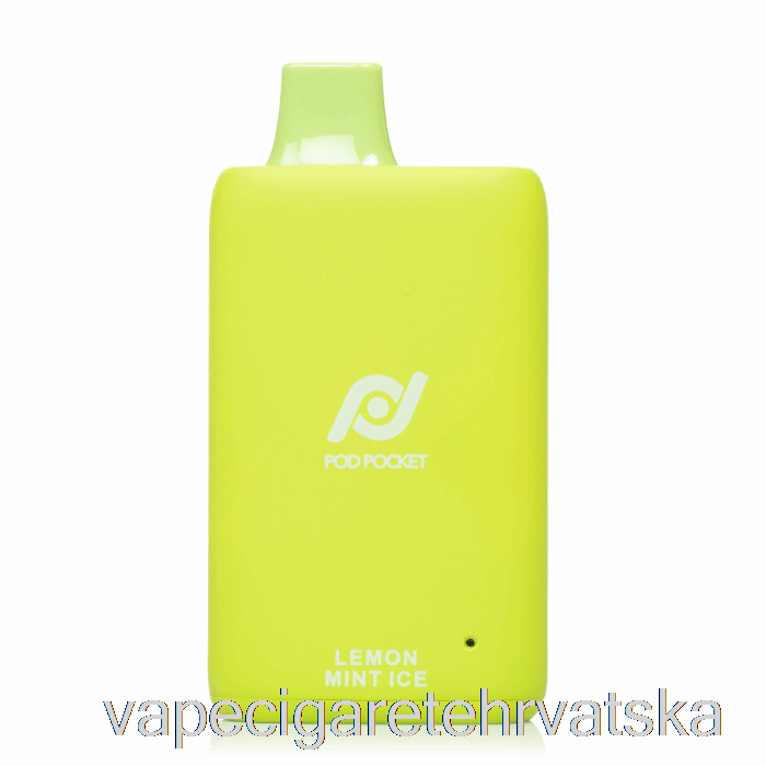 Vape Hrvatska Pod Pocket 7500 Disposable Lemon Mint Ice